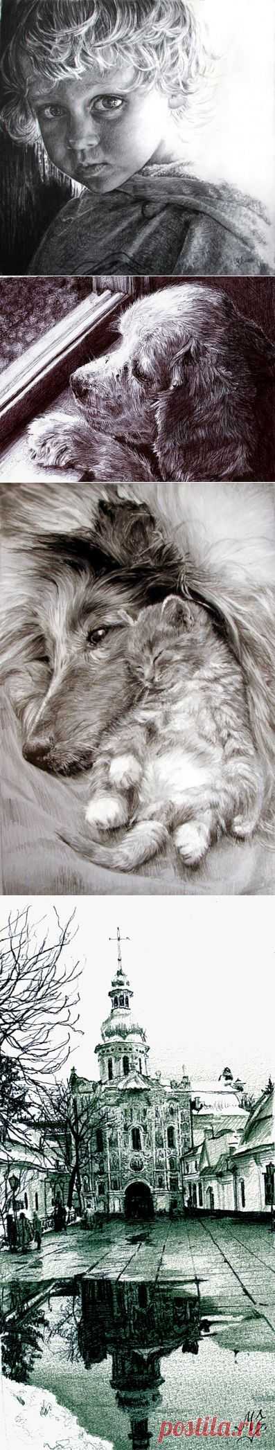 Рисунки карандашом, Maria Zeldis