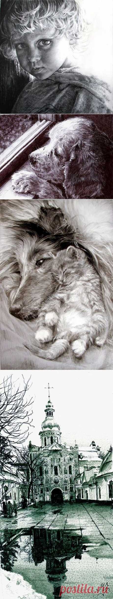 Рисунки карандашом, Maria Zeldis