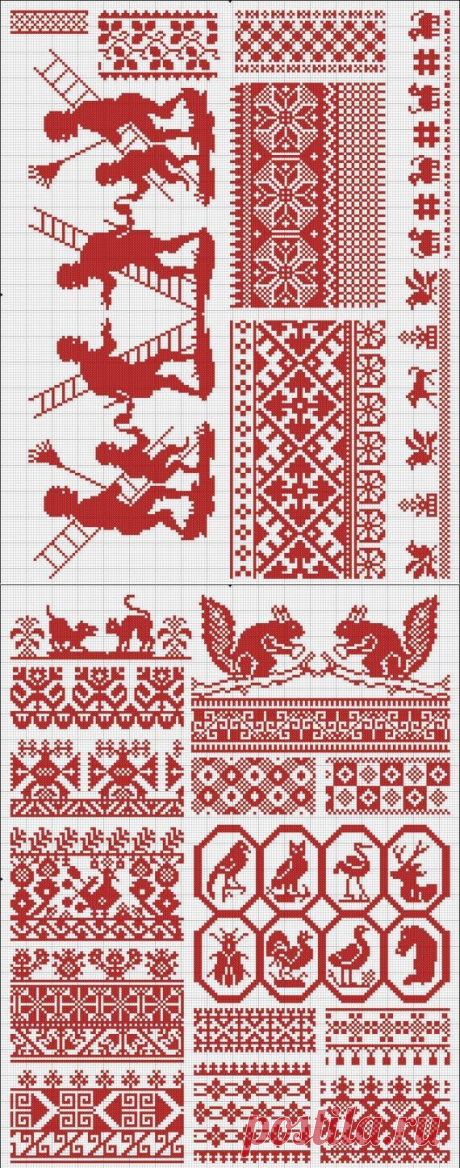 Еще / Вышивка / Схемы вышивки крестом