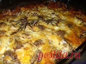 Мясо по-французски с картошкой в духовке: рецепт с фото