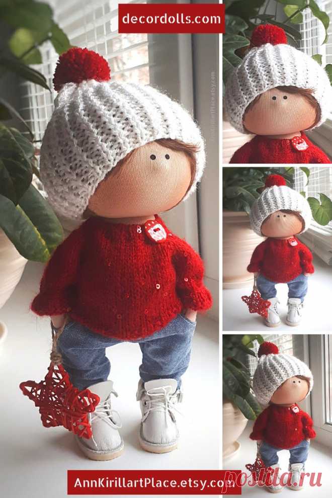 Home Design Boy Doll Decoration Art Doll Cloth Doll | Etsy