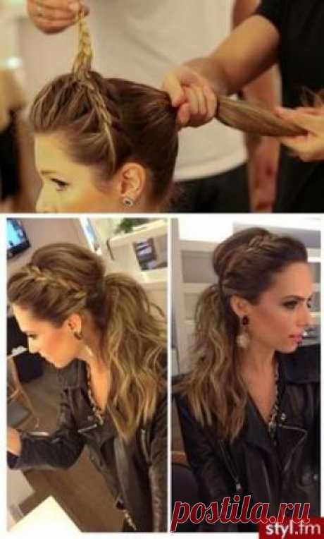 braided side pony