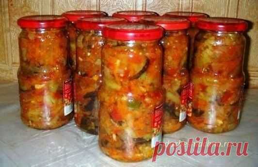 Салат «Десятка» на зиму | Вкусные рецепты