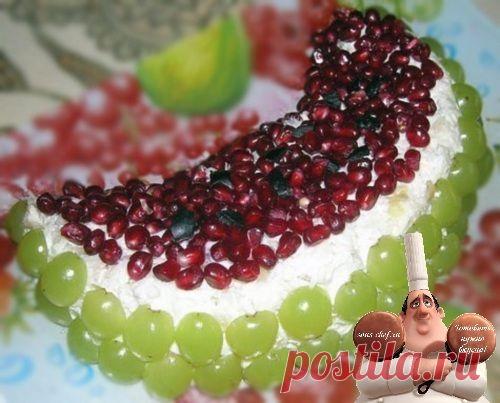 Салат "Арбузная долька" | Sous-Chef.ru - готовить нужно вкусно