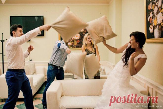 битва подушками