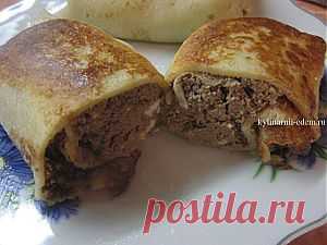 БЛИНЫ, ФАРШИРОВАННЫЕ КУРИНОЙ ПЕЧЕНЬЮ | КУЛИНАРНЫЙ ЭДЕМ У СЕБЯ ДОМА
Кто не любит вкусные блины?! Да еще и с разными начинками?!
В этом рецепте мы взяли куриную печенку, более нежную и мягкую по сравнению с говяжьей или свиной. Начинку для этого блюда приготовить совсем не сложно и очень быстро. Такие блины можно подать как самостоятельное блюдо к завтраку или обеду, или же просто к чаю.