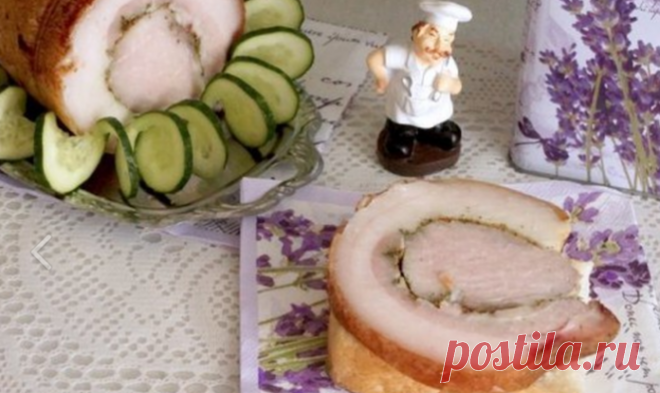 Мясной рулет: Традиционное блюдо моей семьи 


Классная закуска для праздничного стола









Ингредиенты:
Грудинка свиная 1 кг.Корейка 1 кг.Специи для мяса 2 ст. л.Соль 1 ч. л.Соевый соус 1 ст.л.Мед натуральный 1 ч. л.Тимьян веточки 2 шт.
Пр…