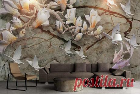 Современные 3D обои в интерьере, с которыми любой интерьер засияет по-новому
