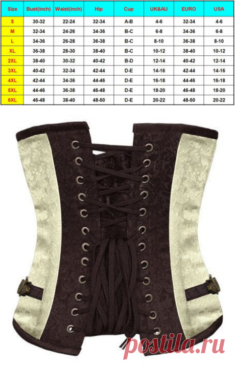 Браун ретро сексуальный баскский готический корсет зашнуровать стали костяком парчи стимпанк корсетные Underbust красный Balck S 2XL купить на AliExpress
