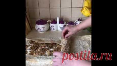 Просто, дешево и вкусно. Рулет из лаваша!