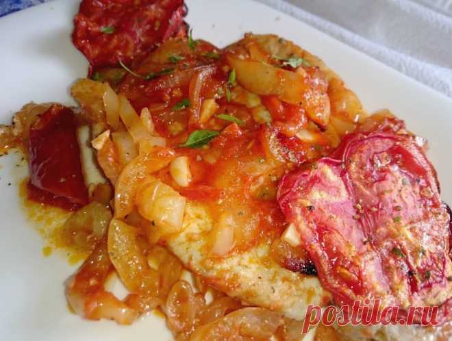 Запеченные эскалопы из свинины Почти мясо по Французски  
Отбивные эскалопы , запеченные с овощами, очень похожи на Мясо по французски но и принципиально отличаются от него .Свинина приобретает замечательный аромат перца и помидоров,но эскалопы останутся в…