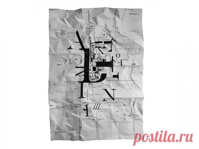 Typographic Experiment on Behance