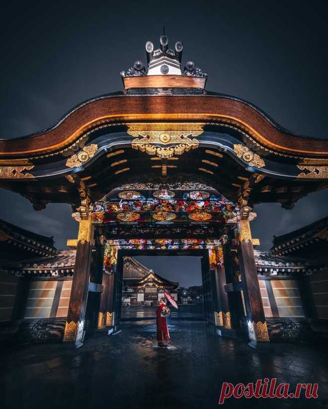 Pangeen Nijō Castle,  Kyoto, Japan by R̸K̸