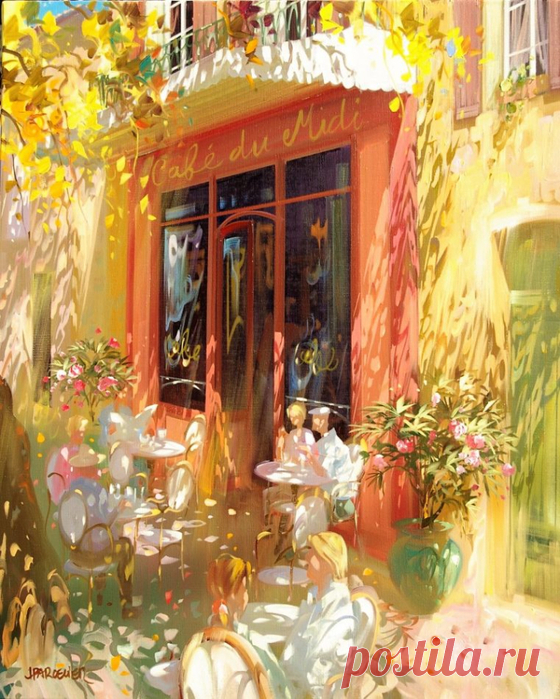 Живопись Лорана Парселье: игра цвета и тона