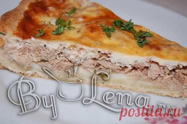 ПИРОГ С КОНСЕРВИРОВАННОЙ РЫБОЙ - ПОЛУЧАЕТСЯ ОЧЕНЬ ВКУСНЫЙ, А РЕЦЕПТ ПРОСТОЙ И УДОБНЫЙ!