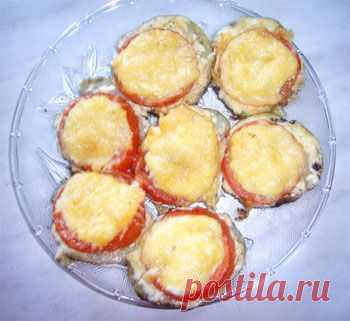 Рецепты - Кабачки запеченные с помидорами