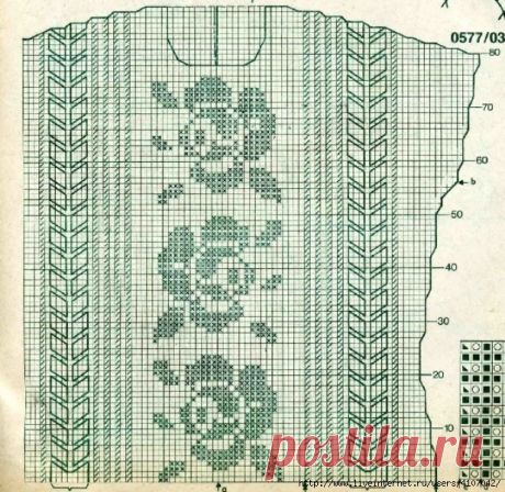 ЛЕТНЯЯ ФИЛЕЙНАЯ ТУНИКА С РОЗАМИ