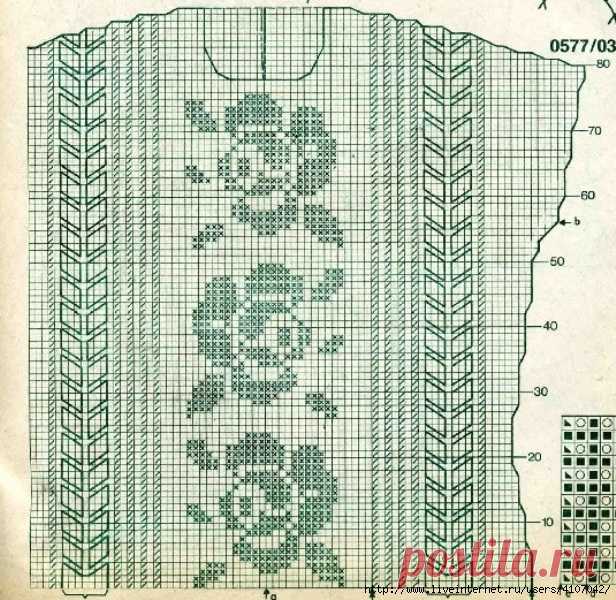ЛЕТНЯЯ ФИЛЕЙНАЯ ТУНИКА С РОЗАМИ