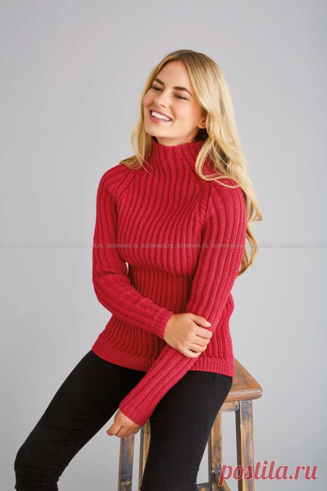 Женский свитер- водолазка 