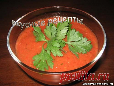Гаспачо - рецепт с фото | Вкусные рецепты