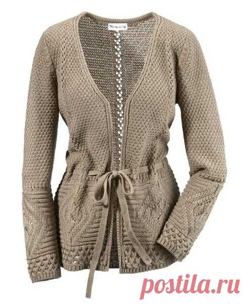 Модный кардиган спицами от Tamaris (7 фото) | WmnDay.ru - Handmade, фитнес, интерьеры