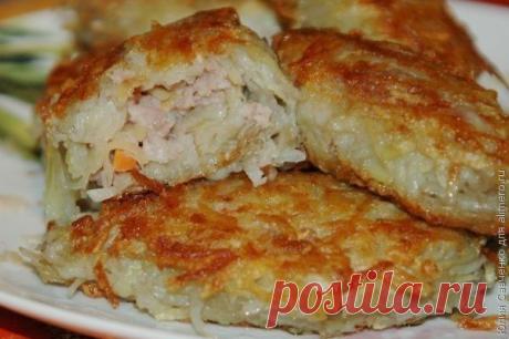 картофельные зразы с мясным фаршем