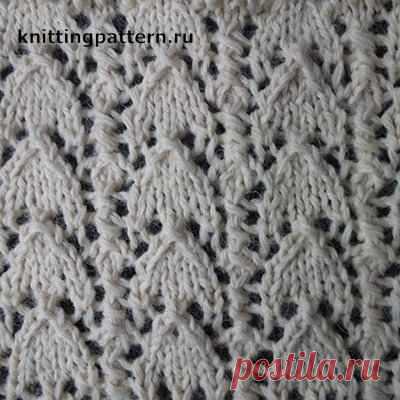 Простые и красивые узоры для вязания спицами Бубенцы