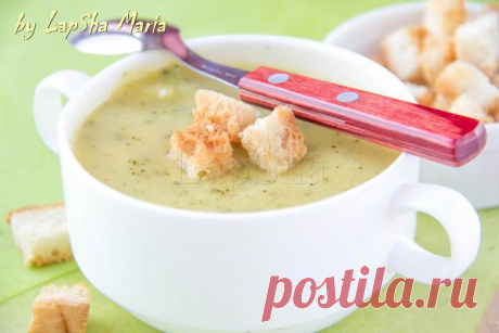 Разукрасим будни вкусом: Нежный крем-суп из цуккини с сыром чеддер. Автор: LapSha