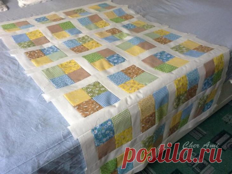 Мастерим лоскутное одеяло