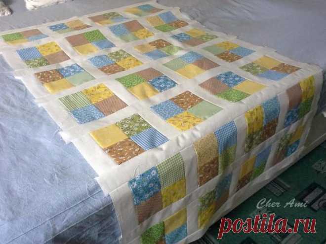Мастерим лоскутное одеяло