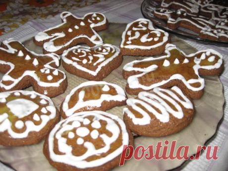 Новогодние имбирные пряники с глазурью рецепт с фото пошагово - 1000.menu
