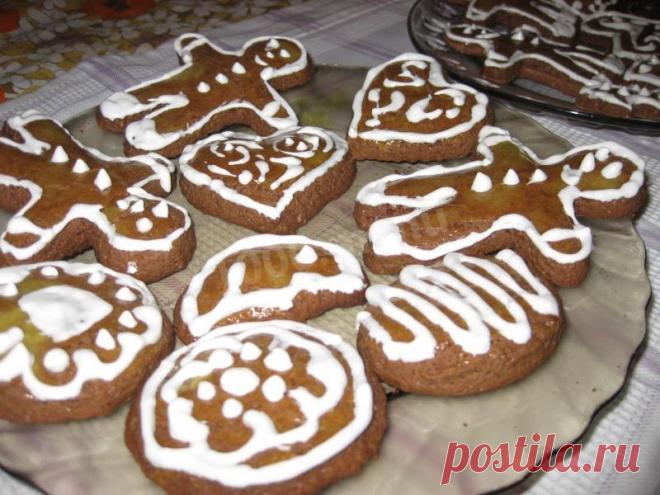 Новогодние имбирные пряники с глазурью рецепт с фото пошагово - 1000.menu