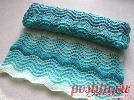 Палантин &quot;Павлиний хвост&quot; - Вязание - Страна Мам
