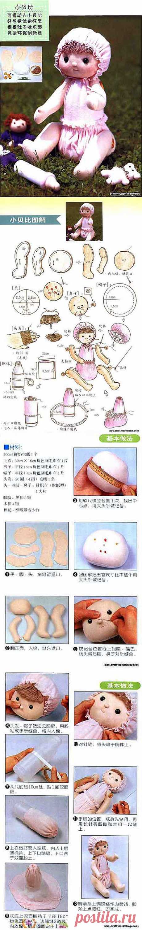 Пупсик из пластиковой бутылки