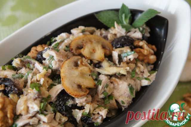 Салат "Молоденький корнет".