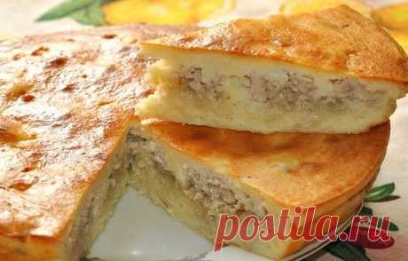 Быстрый заливной пирог с курицей и картошкой + 42 рецепта заливных пирогов