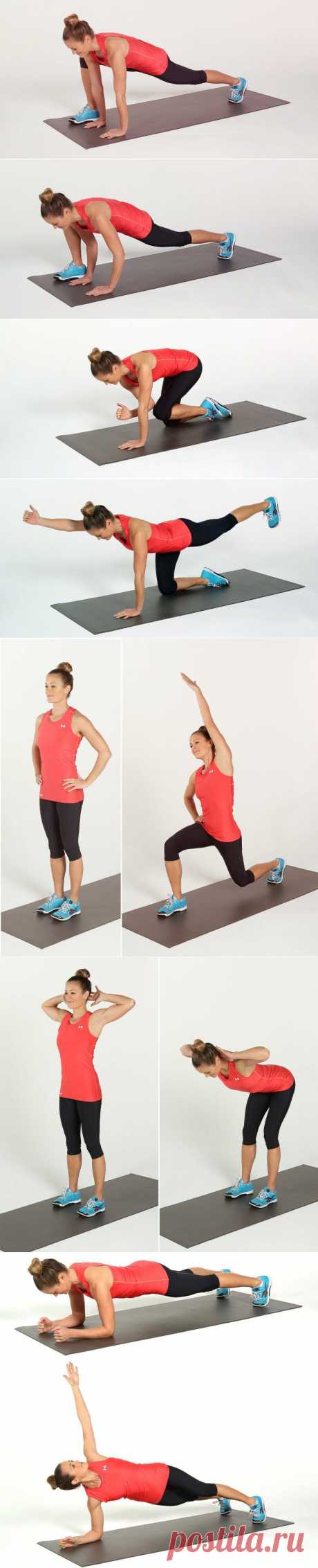 Плоский живот — эффективная домашняя тренировка / Все для женщины