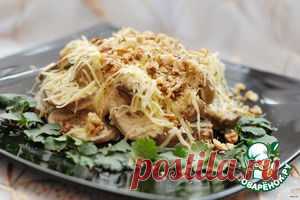 Тeплый салат с языком "Оратор" - кулинарный рецепт