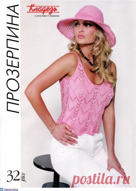 В РОЗОВОМ ЦВЕТЕ: ТОП И ШЛЯПА.