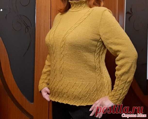 Джемпер горчичного цвета - Вязание - Страна Мам