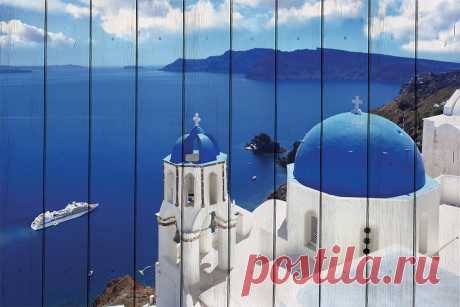 Картина &quot;Санторини&quot; по цене от 2900 руб. Размеры: 30x40 см, 40x60 см, 60x90 см, 80x120 см, 100x150 см, 120x180 см. Срок изготовления: 2-3 дня.