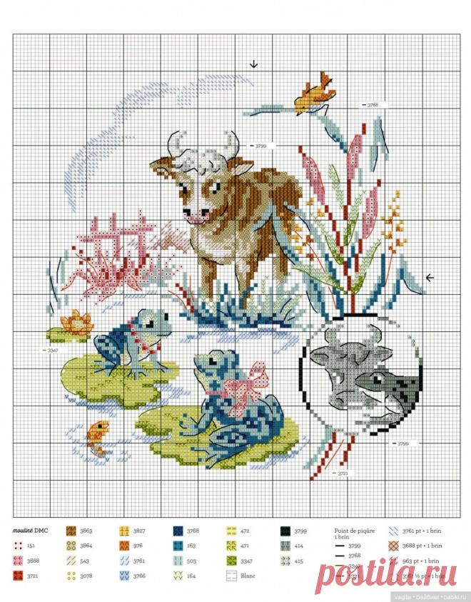 Французская вышивка 2 - Схемы вышивки крестом | Бэйбики - 246286