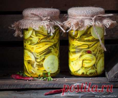 Рецепт вкусных маринованных кабачков