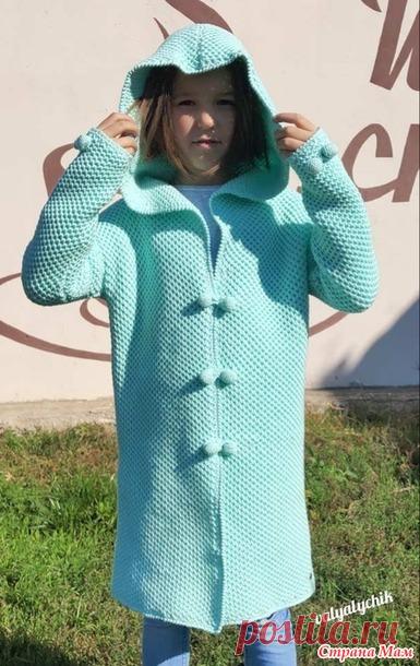 Кардиган спицами для внучки))) - Вязание - Страна Мам