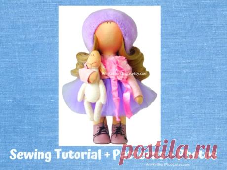 Tilda Doll DIY Pattern, How to Sew Cloth Doll, Handmade Doll Sewing Pattern PDF, Interior Doll Tutorial by Natalia Pe Handmade Doll Sewing Pattern PDF by master Natalia Pe  Pattern uncludes full Doll and Cloth sewing tutorial. ~ ~ ~ ~ ~ ~ ~ ~ ~ ~ ~ ~ ~ ~ ~ ~ ~ ~ ~ ~ ~ ~ ~ ~ Pattern does not include hat and shoes. ~ ~ ~ ~ ~ ~ ~ ~ ~ ~ ~ ~ ~ ~ ~ ~ ~ ~ ~ ~ ~ ~ ~ ~  Pattern is for 20 cm (7.8 inch) interior doll by