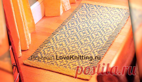 Коврик-мозика | Loveknitting.ru