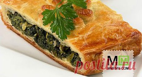 Пирог со шпинатом и укропом - кулинарный рецепт. Миллион Меню