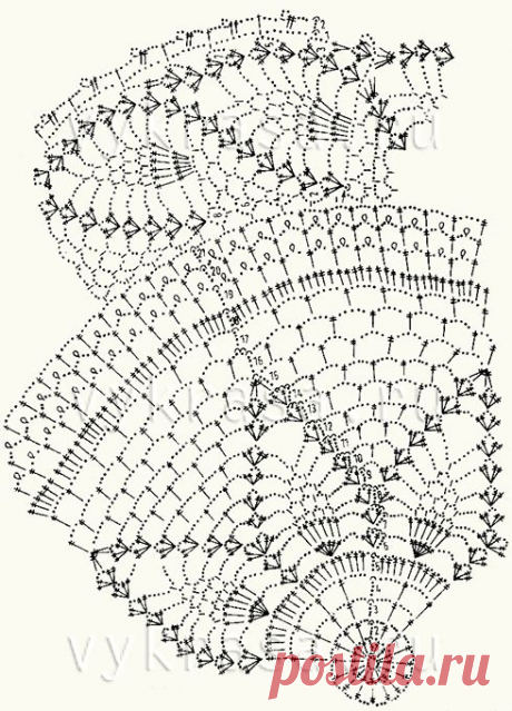 вязание крючком салфетки схемы для начинающих - Поиск в Google
