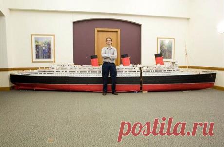 Терпение и труд: корабль из зубочисток