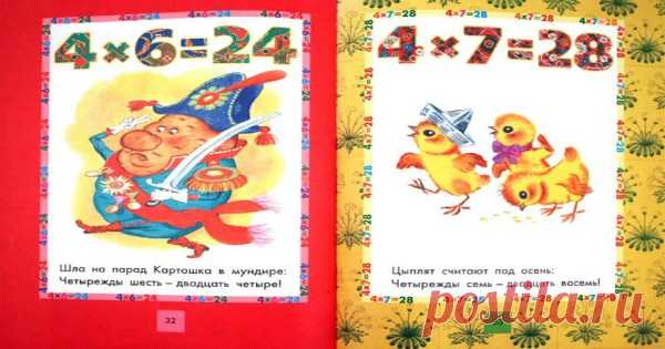 ТАБЛИЦА УМНОЖЕНИЯ В СТИХАХ — Копилочка полезных советов